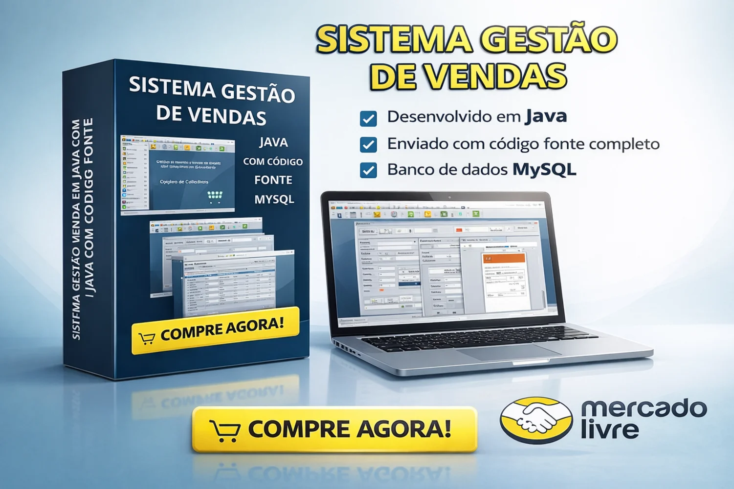 Sistema Desktop Java SE Banco Dados Mysql